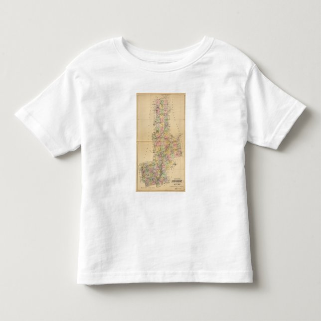 Camiseta De Bebé Penobscot Co, Maine (Anverso)