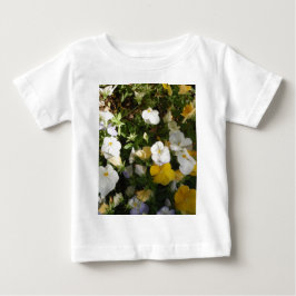 Camiseta De Bebé Pensamientos Blancos Y Amarillos