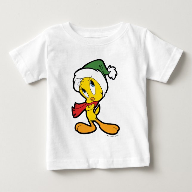 Camiseta De Bebé Pensamientos de los Navidades de TWEETY™ (Anverso)