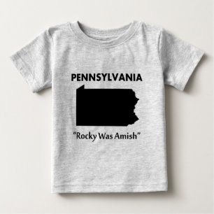 Camiseta De Bebé Pensilvania - Rocky era Amish