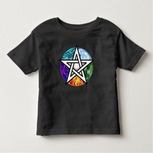 Camiseta De Bebé Pentagrama de Wiccan
