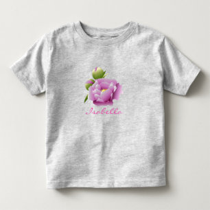Camiseta De Bebé Peonies