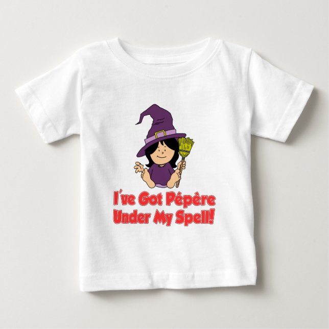 Camiseta De Bebé Pepere Under My Spell (Anverso)