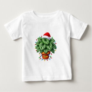 Camiseta De Bebé Peperomia Argyreia Sandía Navidad Fiesta