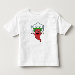 Camiseta De Bebé Pepper Vegan Cook