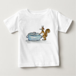 Camiseta De Bebé pequeña ardilla