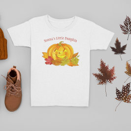 Camiseta De Bebé Pequeña calabaza personalizada