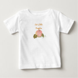 Camiseta De Bebé Pequeña Calabaza Primer Cumpleaños