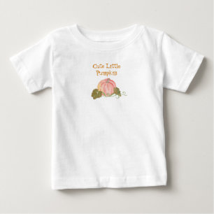 Camiseta De Bebé Pequeña Calabaza Primera Frase de Personalizado de