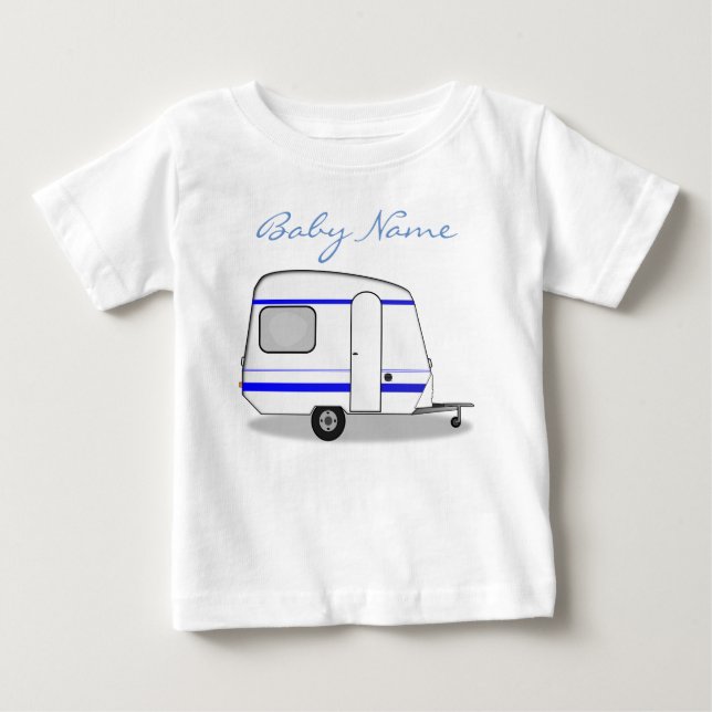 Camiseta De Bebé Pequeña caravana racionalizada Thunder_Cove (Anverso)