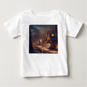 Camiseta De Bebé Pequeña ciudad 2 navidades