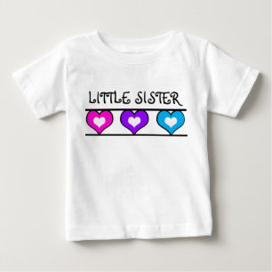 CAMISETA DE BEBÉ PEQUEÑA COLECCIÓN DE HERMANAS