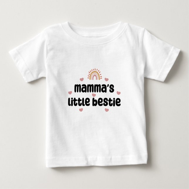 Camiseta De Bebé Pequeña fiesta de mamá - para mamá y bebé (Anverso)