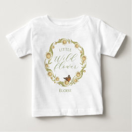 Camiseta De Bebé Pequeña flor silvestre Daisy Floral