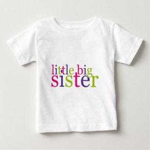 Camiseta De Bebé Pequeña Gran Hermana