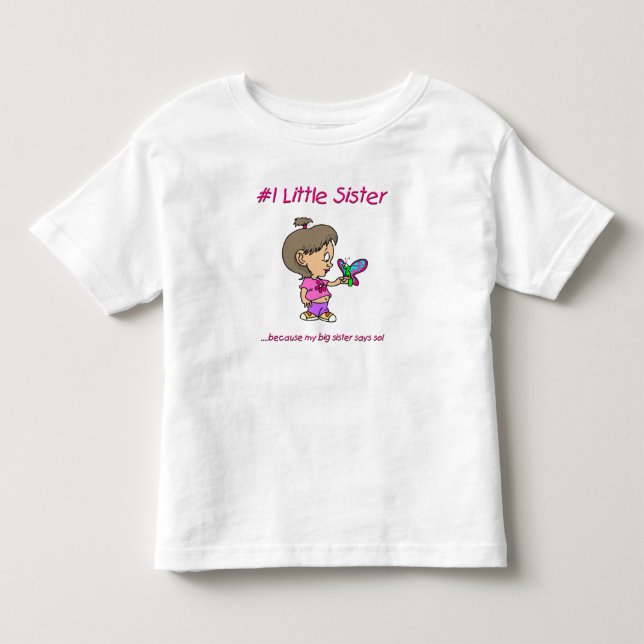 Camiseta De Bebé Pequeña hermana (Anverso)