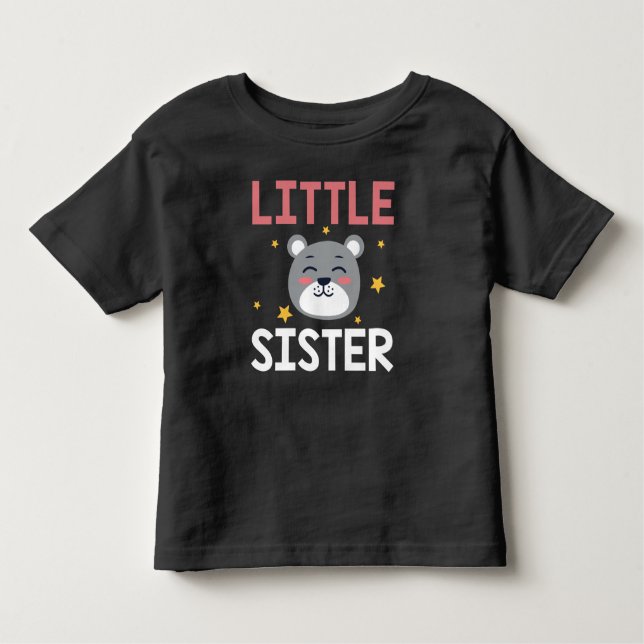 Camiseta De Bebé Pequeña hermana (Anverso)
