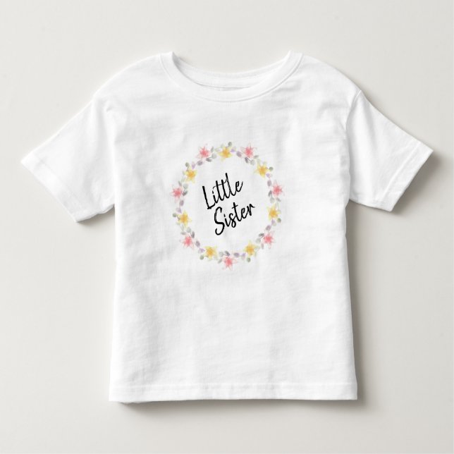 Camiseta De Bebé Pequeña hermana (Anverso)