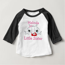 Pequeña hermana de perros personalizados