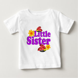 Camiseta De Bebé Pequeña hermana Ladybug