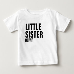 Camiseta De Bebé Pequeña hermana Personalizado Baby Romper