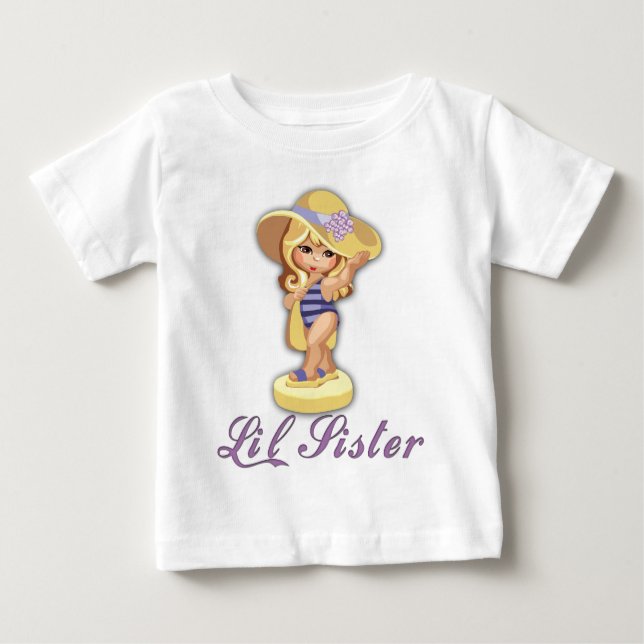 Camiseta De Bebé Pequeña Hermandad de Playa (Anverso)