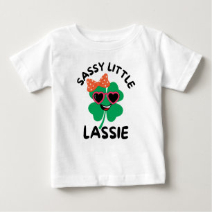 Camiseta De Bebé Pequeña Lassie fresca: niños bebés del Día de San