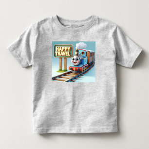 Camiseta De Bebé Pequeña Locomotora animada de Natasha Us
