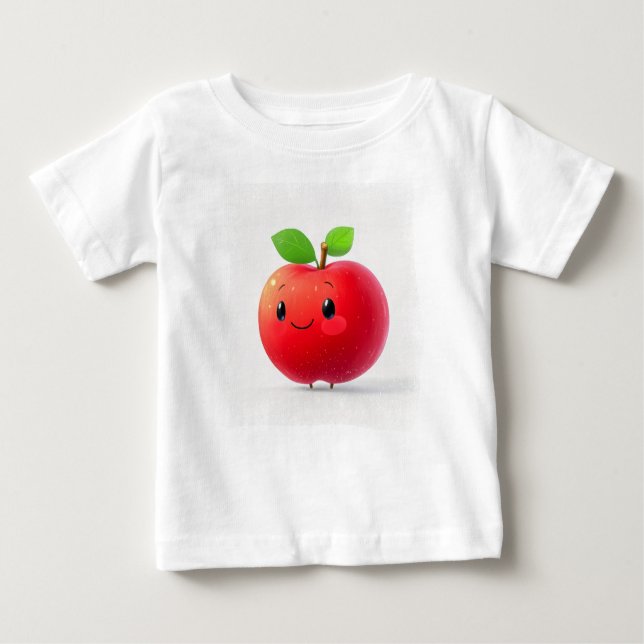Camiseta De Bebé Pequeña manzana (Anverso)