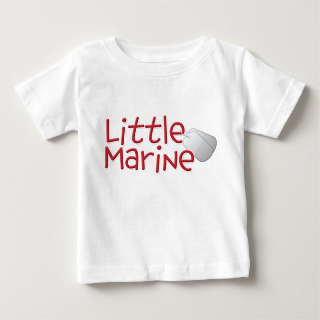 Camiseta De Bebé Pequeña Marina (Anverso)