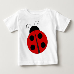 Camiseta De Bebé Pequeña mariquita