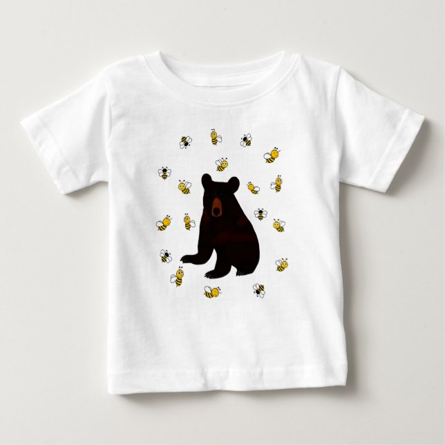 Camiseta De Bebé Pequeña miel de abeja (Anverso)