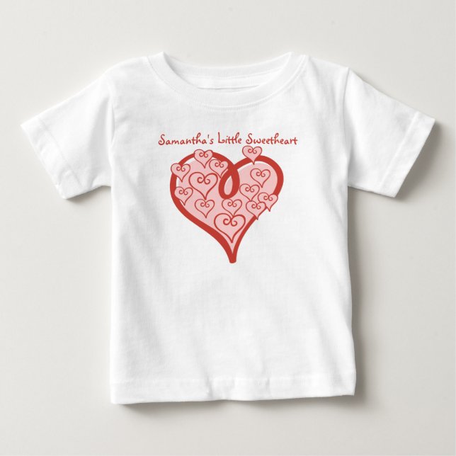 Camiseta De Bebé Pequeña novia personalizada Vestido de bebé sin ma (Anverso)