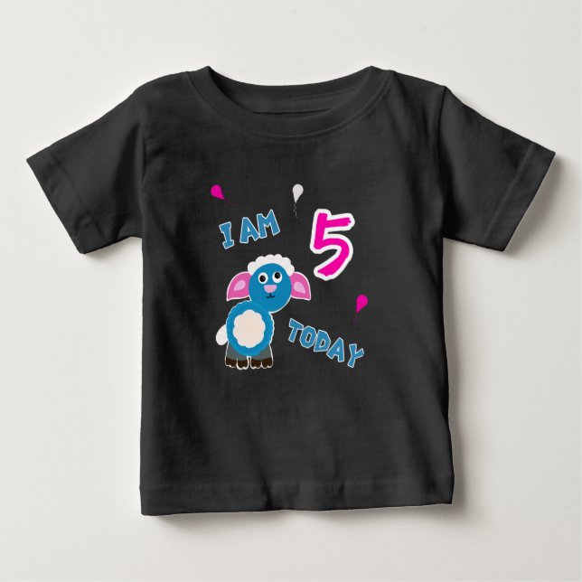 Camiseta De Bebé Pequeña oveja (Anverso)