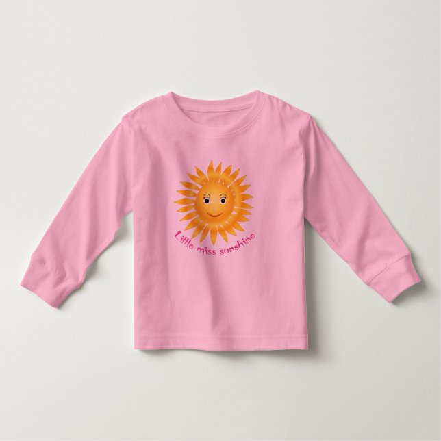 Camiseta De Bebé Pequeña perdida de sol (Anverso)
