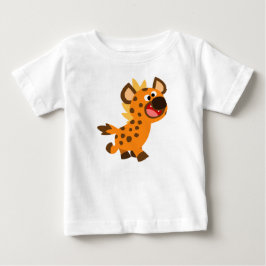 Camiseta De Bebé Pequeña Personalizado linda Hyena Baby T-Shirt