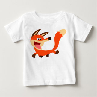Camiseta De Bebé Pequeña Personalizado maliciosa Fox Baby T-Shirt