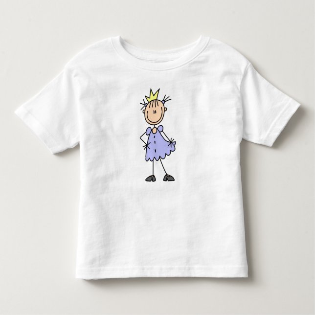 Camiseta De Bebé Pequeña Princesa con corona (Anverso)