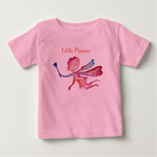Camiseta De Bebé Pequeña princesa Fairy Tutu Bodysuit, rosado