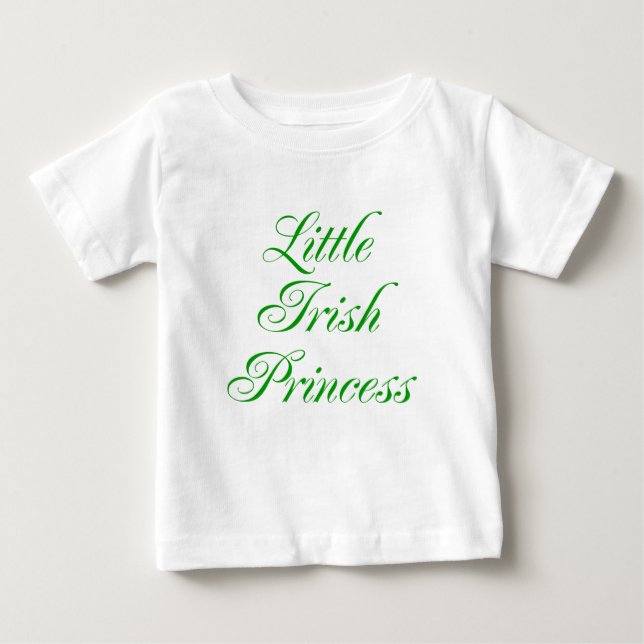 Camiseta De Bebé Pequeña Princesa Irlandesa (Anverso)
