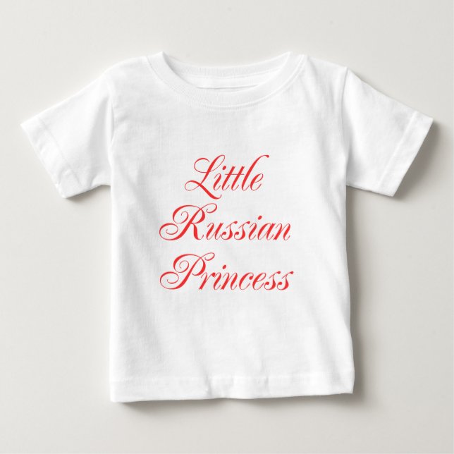 Camiseta De Bebé Pequeña Princesa Rusa (Anverso)