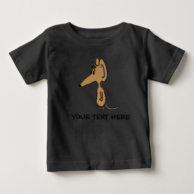 Camiseta De Bebé Pequeña Rata Creeper (Anverso)