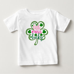 Camiseta De Bebé Pequeña Señorita Afortunada
