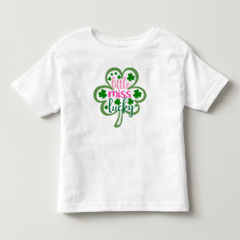 Camiseta De Bebé Pequeña Señorita Afortunada