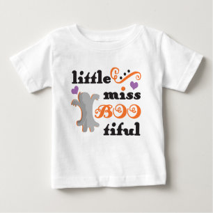 Camiseta De Bebé pequeña señorita bootious lindo halloween
