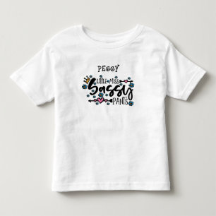 Camiseta De Bebé Pequeña Señorita Pantalones Sassy 