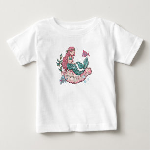 Camiseta De Bebé Pequeña sirena