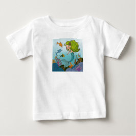 Camiseta De Bebé Pequeña sirena