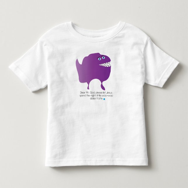Camiseta De Bebé Pequeña T-Shirt con lana (Anverso)
