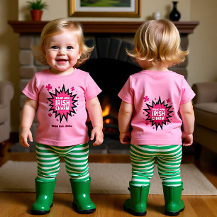 Camiseta De Bebé Pequeña traviesa irlandesa
